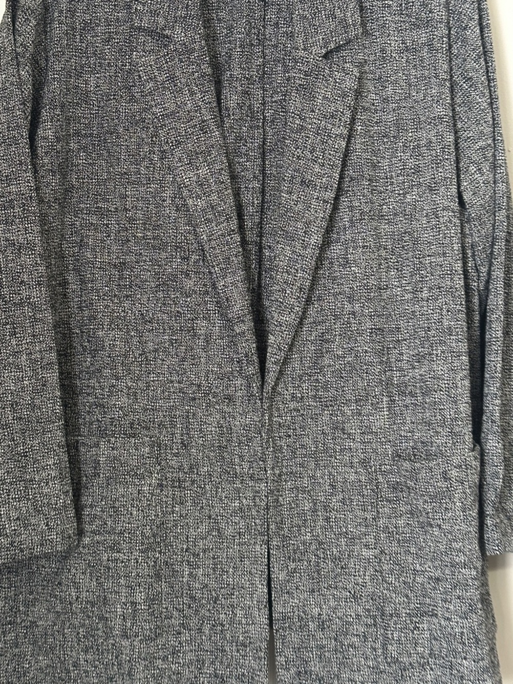 Eileen Fisher Women's Tweed Organic Linen Tweed Style Blazer Notch Boxy 1X Plus - Picture 2 of 6